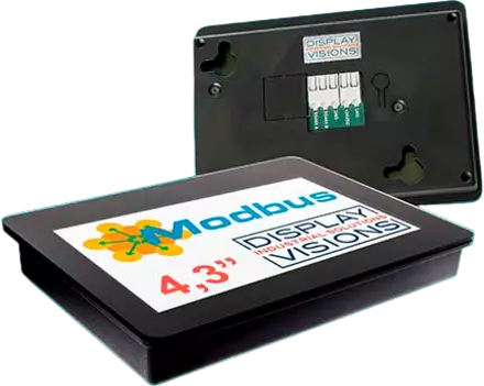 Modbus HMI 4,3" and 7" incl. Touch