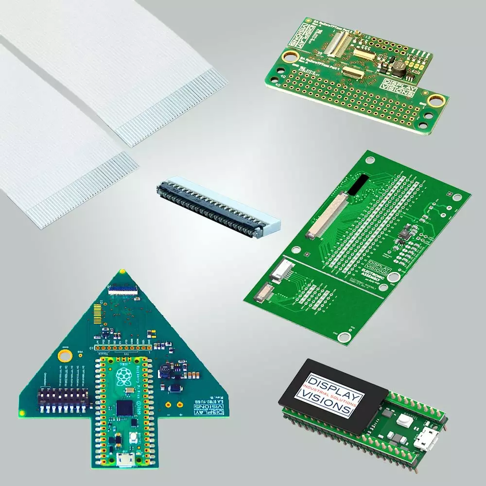 Adapter board for TFT / IPS displays, interface also for touch