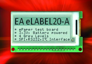 ePaper Display - Electronic Label for Embedded Applications