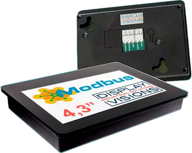 Modbus HMI 4,3" and 7" incl. Touch