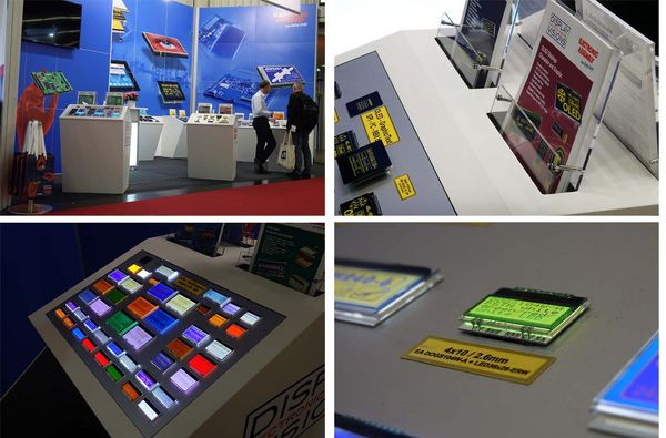 [Translate to Englisch:] embedded world Stand mit Displays ELECTRONIC ASSEMBLY